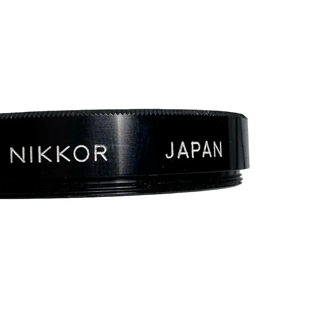 Vintage Nikkor Close Up Attachment No 2 Camera Filter Lens Japan w/ Leather Case